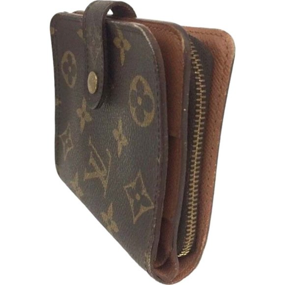 615148T Louis Vuitton Wallet Compact Zip Brown Monogram - Picture 3 of 9